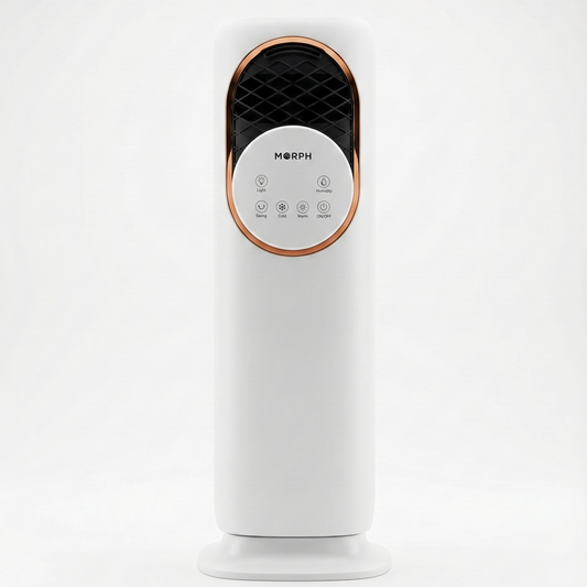 Morph Snow-Fire Smart Tower Fan Heater & Cooler with Mist