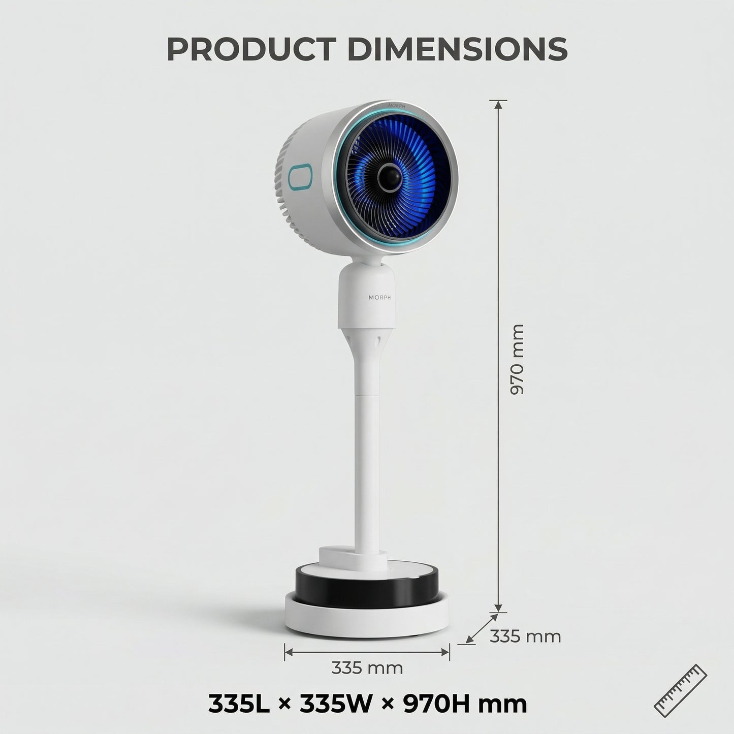 Morph 707 Ice Cooling Fan with Mist & Remote – Cold Air Tower Fan for Summer & All-Season Comfort